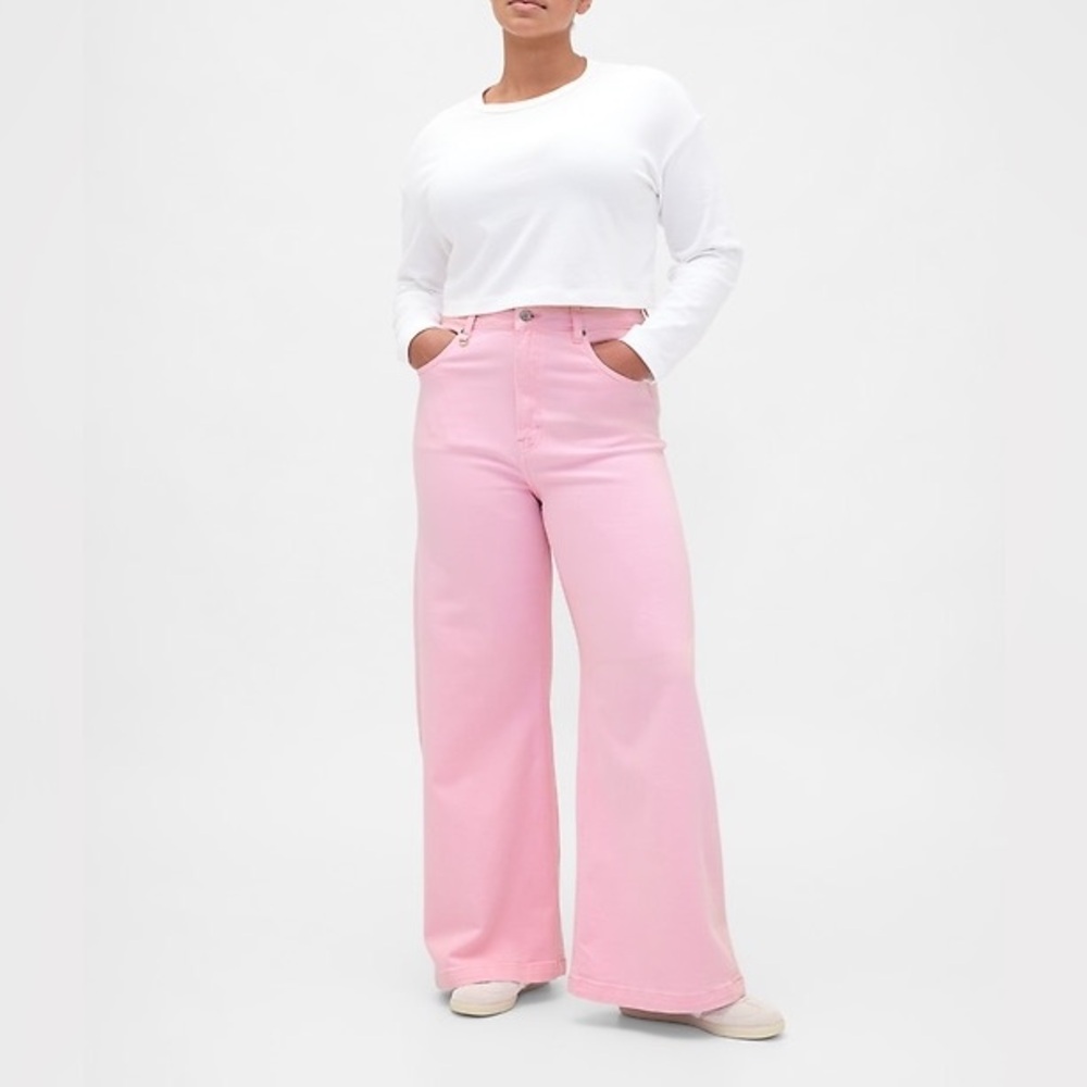 Sky High Rise Stride Wide-Leg Jeans - Picture 9 of 10